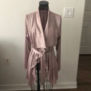 Pink Champagne Silk cover up